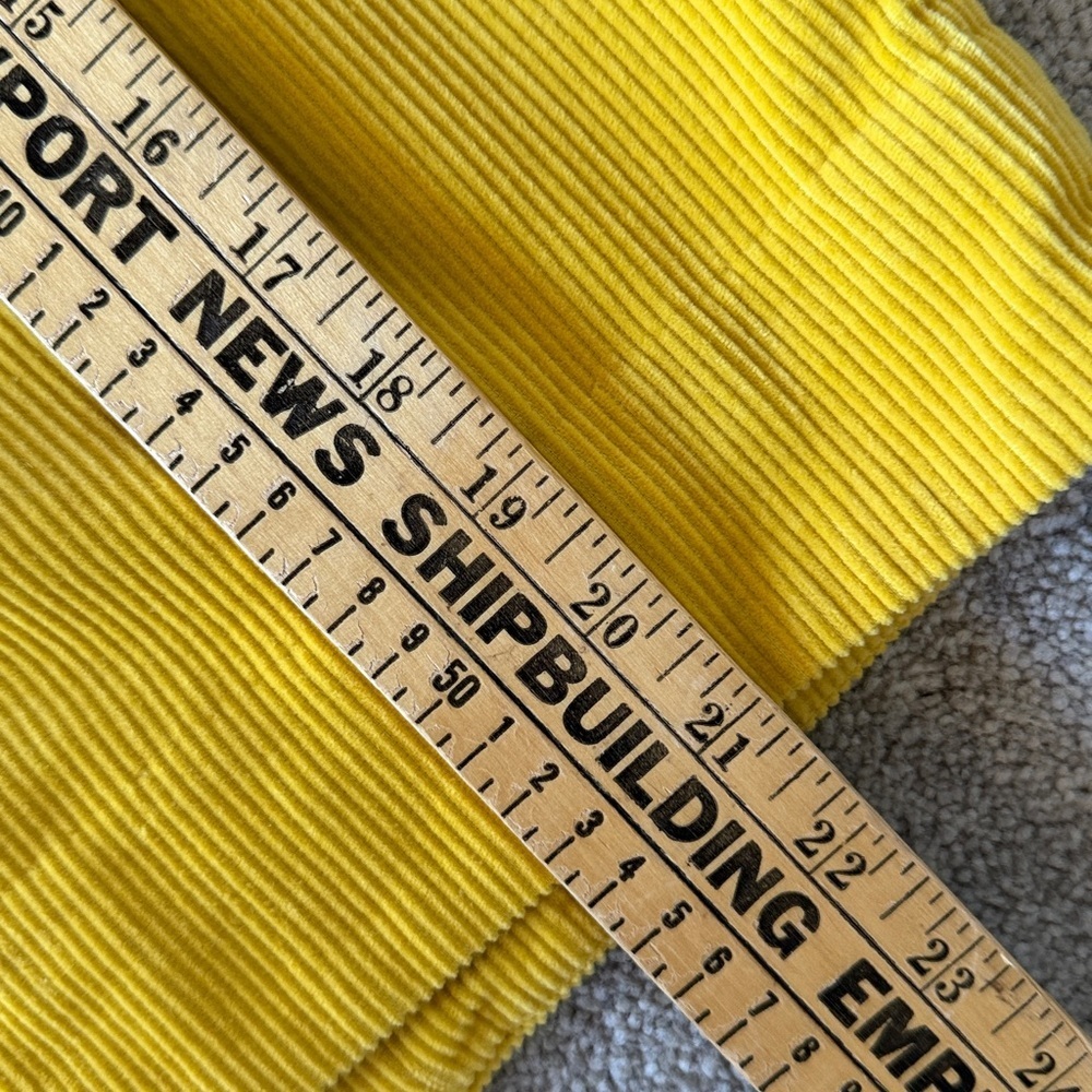 Maeve by Anthropologie Mustard Yellow Corduroy Super Wale Skirt size 6 - Picture 8 of 9